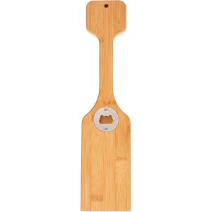 Totally Bamboo Grill Scraper with Bottle Opener – Bristle-Free Bamboo Wooden BBQ Scraper Tool for Outdoor Grill Cleaning – Safe for All Grates, Charcoal and Gas BBQs