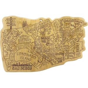 Totally Bamboo San Diego City Life Bamboo Serving and Cutting Board