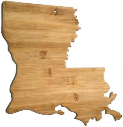 imageTotally Bamboo Alabama State Shaped Bamboo Serving and Cutting BoardLouisiana