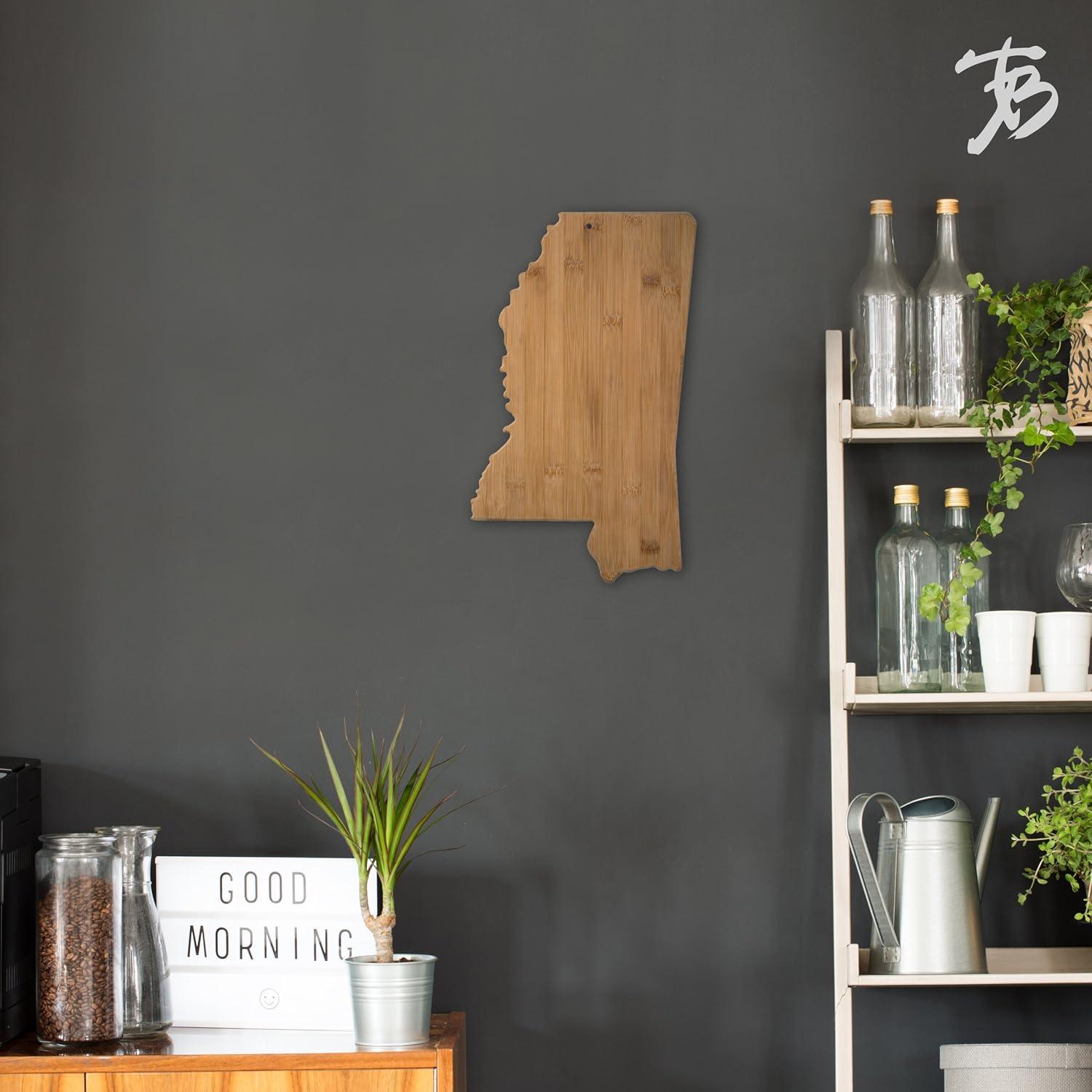 imageTotally Bamboo Alabama State Shaped Bamboo Serving and Cutting BoardMississippi