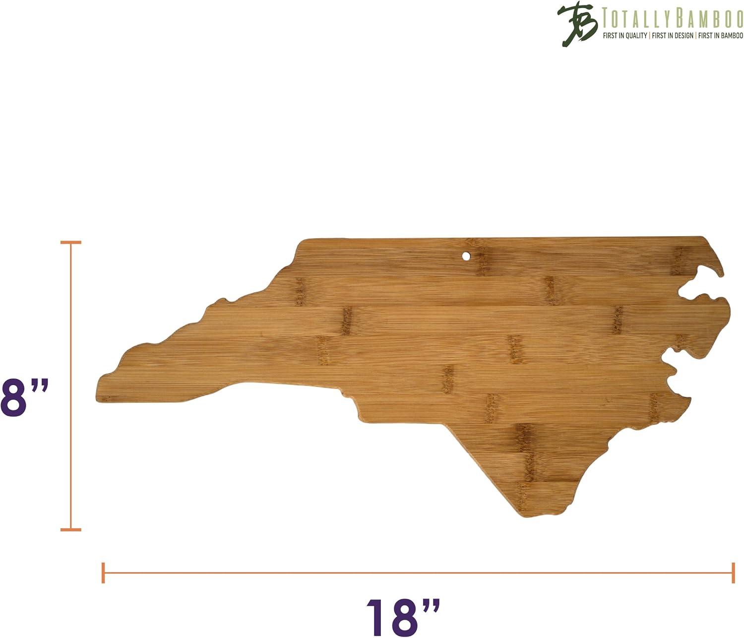 imageTotally Bamboo Alabama State Shaped Bamboo Serving and Cutting BoardNorth Carolina