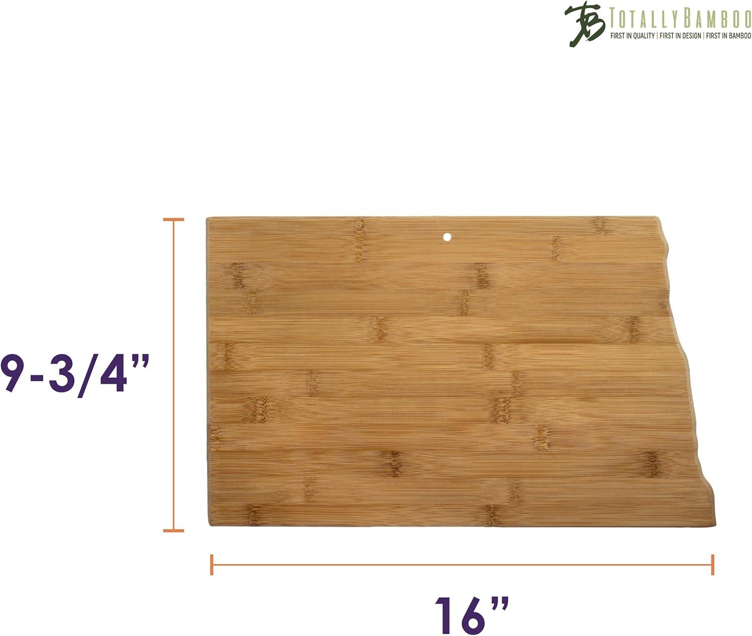 imageTotally Bamboo Alabama State Shaped Bamboo Serving and Cutting BoardNorth Dakota