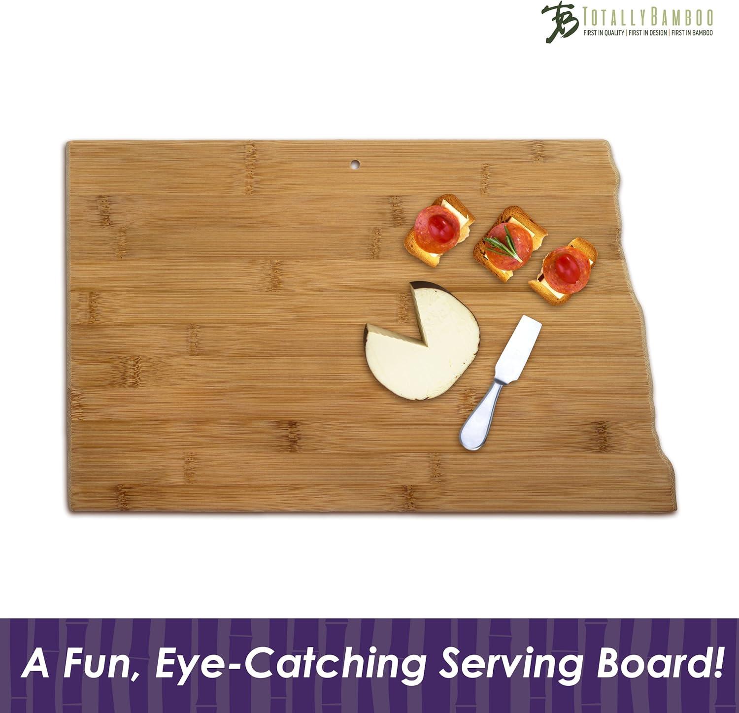 imageTotally Bamboo Alabama State Shaped Bamboo Serving and Cutting BoardNorth Dakota