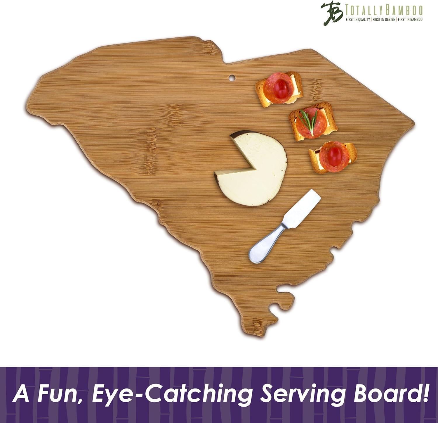 imageTotally Bamboo Alabama State Shaped Bamboo Serving and Cutting BoardSouth Carolina