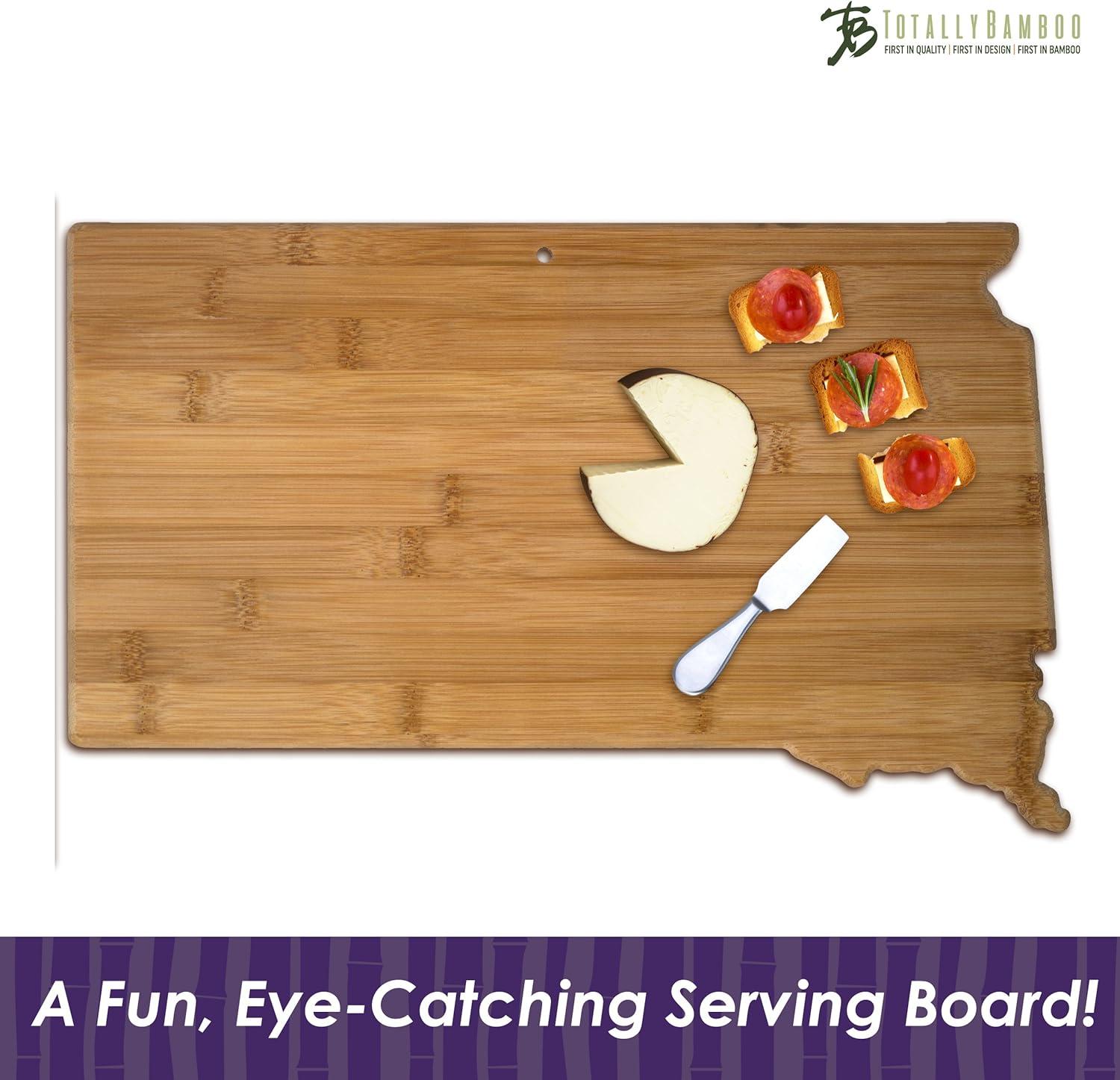 imageTotally Bamboo Alabama State Shaped Bamboo Serving and Cutting BoardSouth Dakota