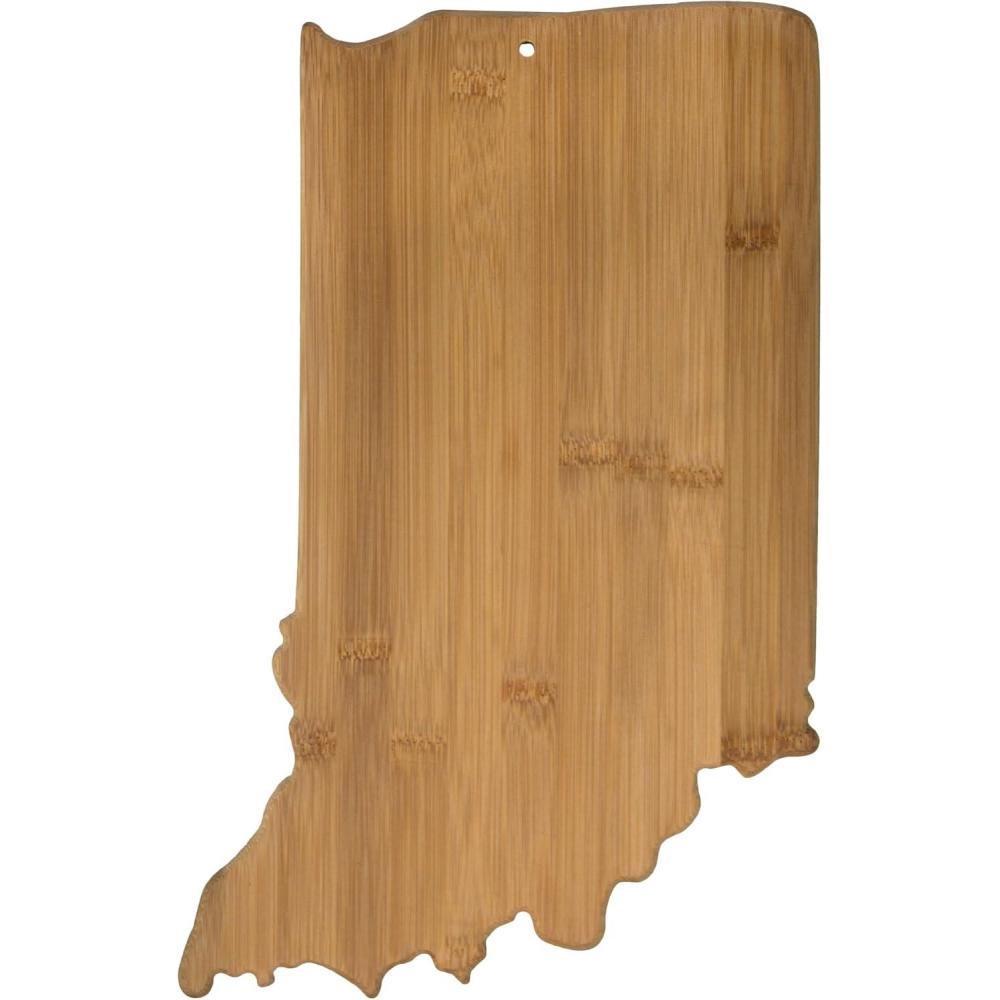 imageTotally Bamboo Alabama State Shaped Bamboo Serving and Cutting BoardIndiana
