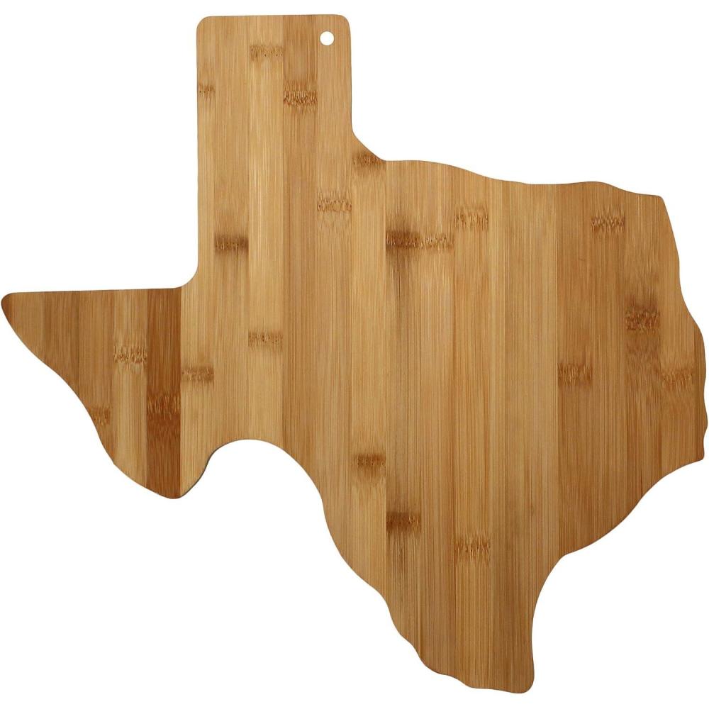 imageTotally Bamboo Alabama State Shaped Bamboo Serving and Cutting BoardTexas