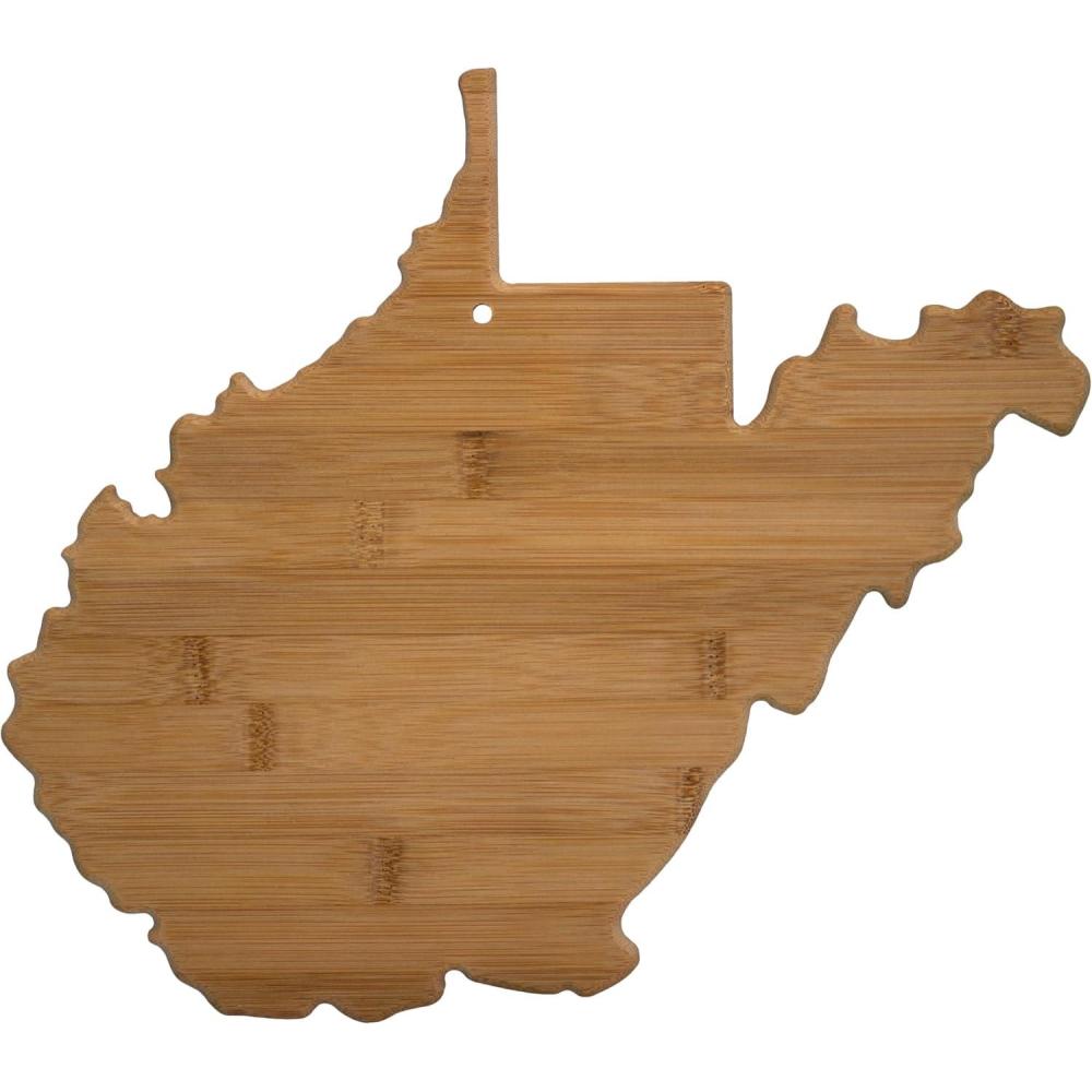 imageTotally Bamboo Alabama State Shaped Bamboo Serving and Cutting BoardWest Virginia