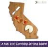 Totally Bamboo Alabama State Shaped Bamboo Serving and Cutting Board(California)