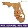 Totally Bamboo Alabama State Shaped Bamboo Serving and Cutting Board(Florida)