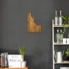 Totally Bamboo Alabama State Shaped Bamboo Serving and Cutting Board(Idaho)