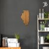 Totally Bamboo Alabama State Shaped Bamboo Serving and Cutting Board(Illinois)
