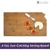 Totally Bamboo Alabama State Shaped Bamboo Serving and Cutting Board(Kansas)