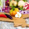 Totally Bamboo Alabama State Shaped Bamboo Serving and Cutting Board(Massachusetts)