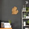 Totally Bamboo Alabama State Shaped Bamboo Serving and Cutting Board(Michigan)