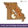 Totally Bamboo Alabama State Shaped Bamboo Serving and Cutting Board(Missouri)