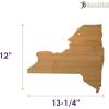 Totally Bamboo Alabama State Shaped Bamboo Serving and Cutting Board(New York)