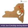 Totally Bamboo Alabama State Shaped Bamboo Serving and Cutting Board(New York)