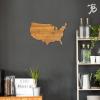 Totally Bamboo Alabama State Shaped Bamboo Serving and Cutting Board(USA)