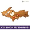 Totally Bamboo Alabama State Shaped Bamboo Serving and Cutting Board(Upper Peninsula – Michigan)
