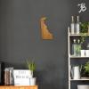 Totally Bamboo Oklahoma State Shaped Bamboo Serving and Cutting Board(Delaware)