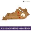 Totally Bamboo Oklahoma State Shaped Bamboo Serving and Cutting Board(Kentucky)