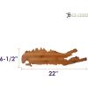 Totally Bamboo Oklahoma State Shaped Bamboo Serving and Cutting Board(Long Island)