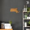 Totally Bamboo Oklahoma State Shaped Bamboo Serving and Cutting Board(Massachusetts)
