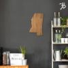 Totally Bamboo Oklahoma State Shaped Bamboo Serving and Cutting Board(Mississippi)