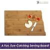 Totally Bamboo Oklahoma State Shaped Bamboo Serving and Cutting Board(North Dakota)