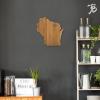 Totally Bamboo Oklahoma State Shaped Bamboo Serving and Cutting Board(Wisconsin)