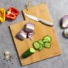 Totally Bamboo Utah State Shaped Cutting Board and Charcuterie Serving Platter with Artwork by Wander on Words, Includes Hang Tie for Wall Display(Utah)