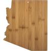Totally Bamboo Alabama State Shaped Bamboo Serving and Cutting Board(Arizona)