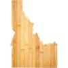 Totally Bamboo Alabama State Shaped Bamboo Serving and Cutting Board(Idaho)