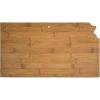 Totally Bamboo Alabama State Shaped Bamboo Serving and Cutting Board(Kansas)