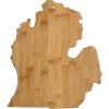 Totally Bamboo Alabama State Shaped Bamboo Serving and Cutting Board(Michigan)