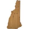 Totally Bamboo Alabama State Shaped Bamboo Serving and Cutting Board(New Hampshire)