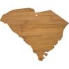 Totally Bamboo Oklahoma State Shaped Bamboo Serving and Cutting Board(South Carolina)