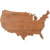 Totally Bamboo Oklahoma State Shaped Bamboo Serving and Cutting Board(USA)
