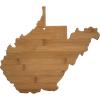 Totally Bamboo Oklahoma State Shaped Bamboo Serving and Cutting Board(West Virginia)