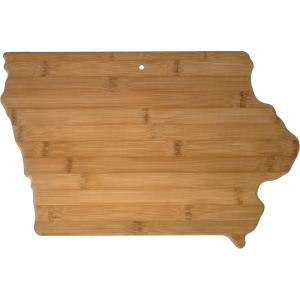 Totally Bamboo Alabama State Shaped Bamboo Serving and Cutting Board(Iowa)