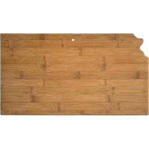 Totally Bamboo Oklahoma State Shaped Bamboo Serving and Cutting Board(Kansas)
