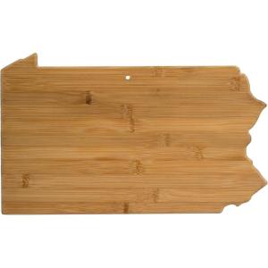 Totally Bamboo Oklahoma State Shaped Bamboo Serving and Cutting Board(Pennsylvania)