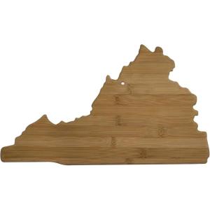 Totally Bamboo Oklahoma State Shaped Bamboo Serving and Cutting Board(Virginia)