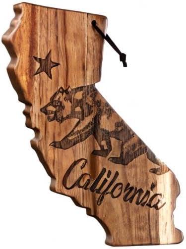 imageTotally Bamboo Rock amp Branch Origins Series North Carolina State Shaped Cutting Board and Charcuterie Serving Tray Includes Hang Tie for Wall Display 18 x 8 x 06California