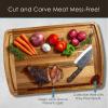 Rock & Branch 30″ x 20″ Acacia Wood Extra Large Cutting Board, Stove Top Cover or Over the Sink Chopping Block, Noodle Board and Giant Charcuterie Serving Tray