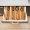 Totally Bamboo Flatware and Utensil Drawer Organizer