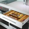 Totally Bamboo Kitchen Drawer Organizer, Expandable Silverware Organizer and Utensil Holder, 8 Compartments with Dividers