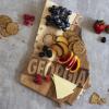 Totally Bamboo Rock & Branch Origins Series North Carolina State Shaped Cutting Board and Charcuterie Serving Tray, Includes Hang Tie for Wall Display 18″ x 8″ x 0.6″(Georgia)