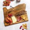Totally Bamboo Rock & Branch Origins Series North Carolina State Shaped Cutting Board and Charcuterie Serving Tray, Includes Hang Tie for Wall Display 18″ x 8″ x 0.6″(Oregon)